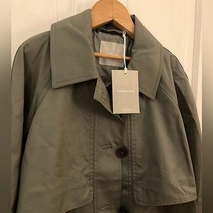 The Long Mac Coat from Everlane in Pewter - size S